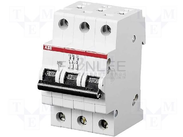 ABB S203-C6 MCCB開關3P6A 20KA/230V
