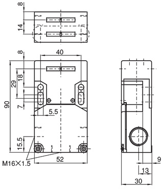 國際 安全門開關 AZ16-03ZVRK-M16-安全門開關-OAPAAZ1603ZVRKM-光電開關
