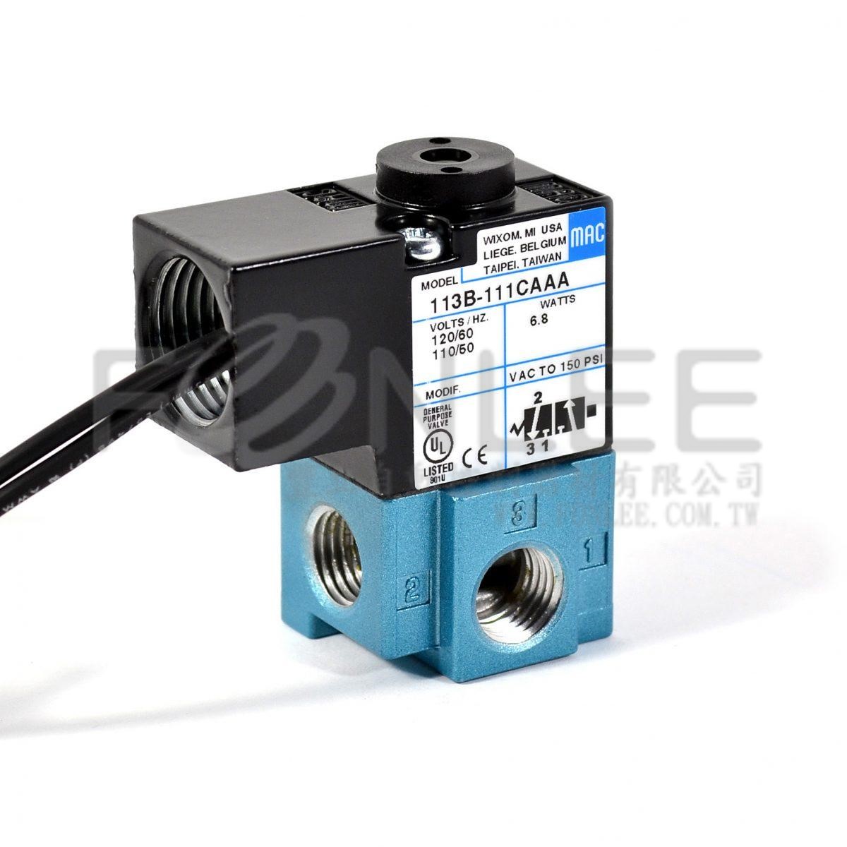 ---* MAC 100系列 3口2位 電磁閥