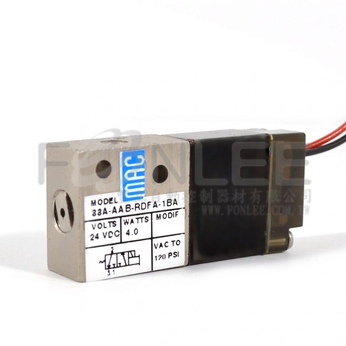 ---* MAC 33系列 3口2位 電磁閥