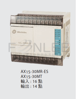 士林PLC AX1S-30MT    電晶體I-16/O-14