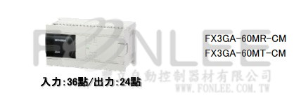 .三菱PLC FX3GA-60MR-CM I-36/O-24