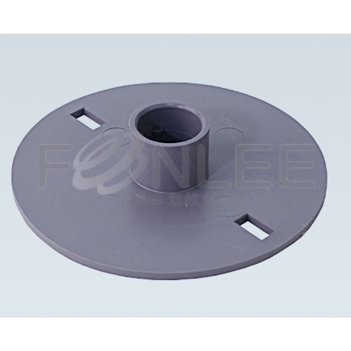 二孔PVC圓蓋板 1/2