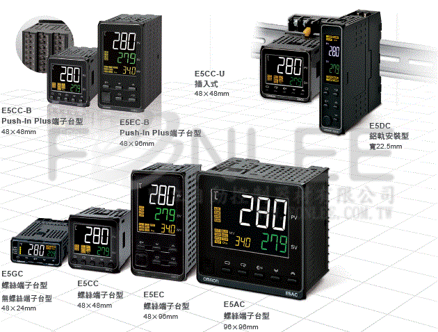 --**1 OMRON E5CD/E5CD-B 溫控器