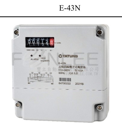 大同3&Oslash;3/4W 5(10)A 110-380V  EBI-43N