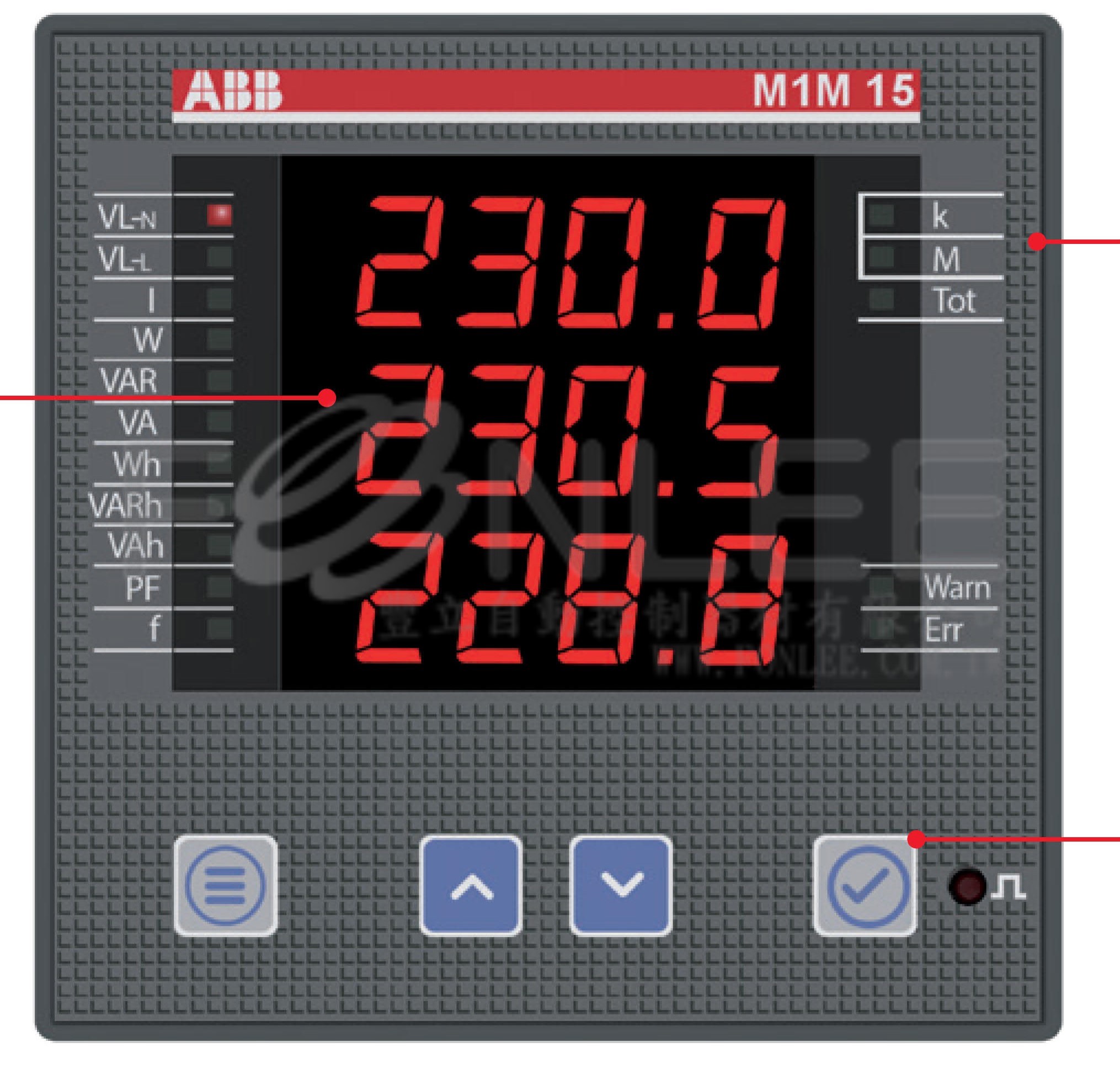 ABB 集合式電錶 M1M 15
