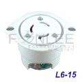 --** NEMA 15A/250V 引掛插接器  L6-15