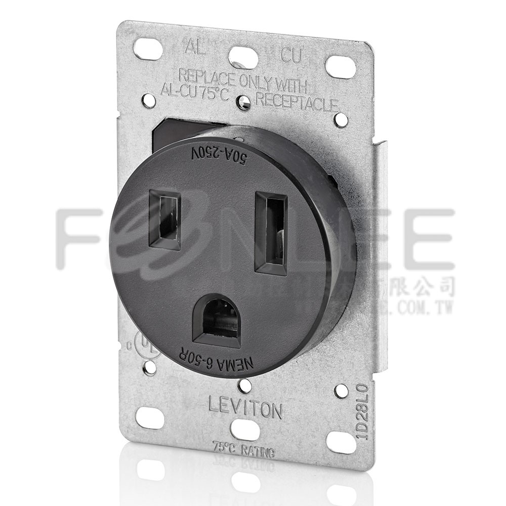 LEVITON 電木暗插 2P+E 50A/250V 6-50R