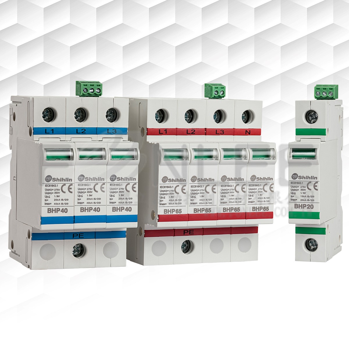SEEC SPD BHP15-3P1R 3P+PE 45KA/440V