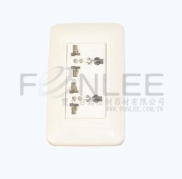 萬寶 WF-2.S1.R5A(W1)木紋一開一接地插