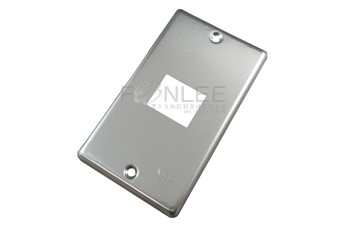 隆光 LK7601 白鐵蓋一聯一孔  附ST螺絲