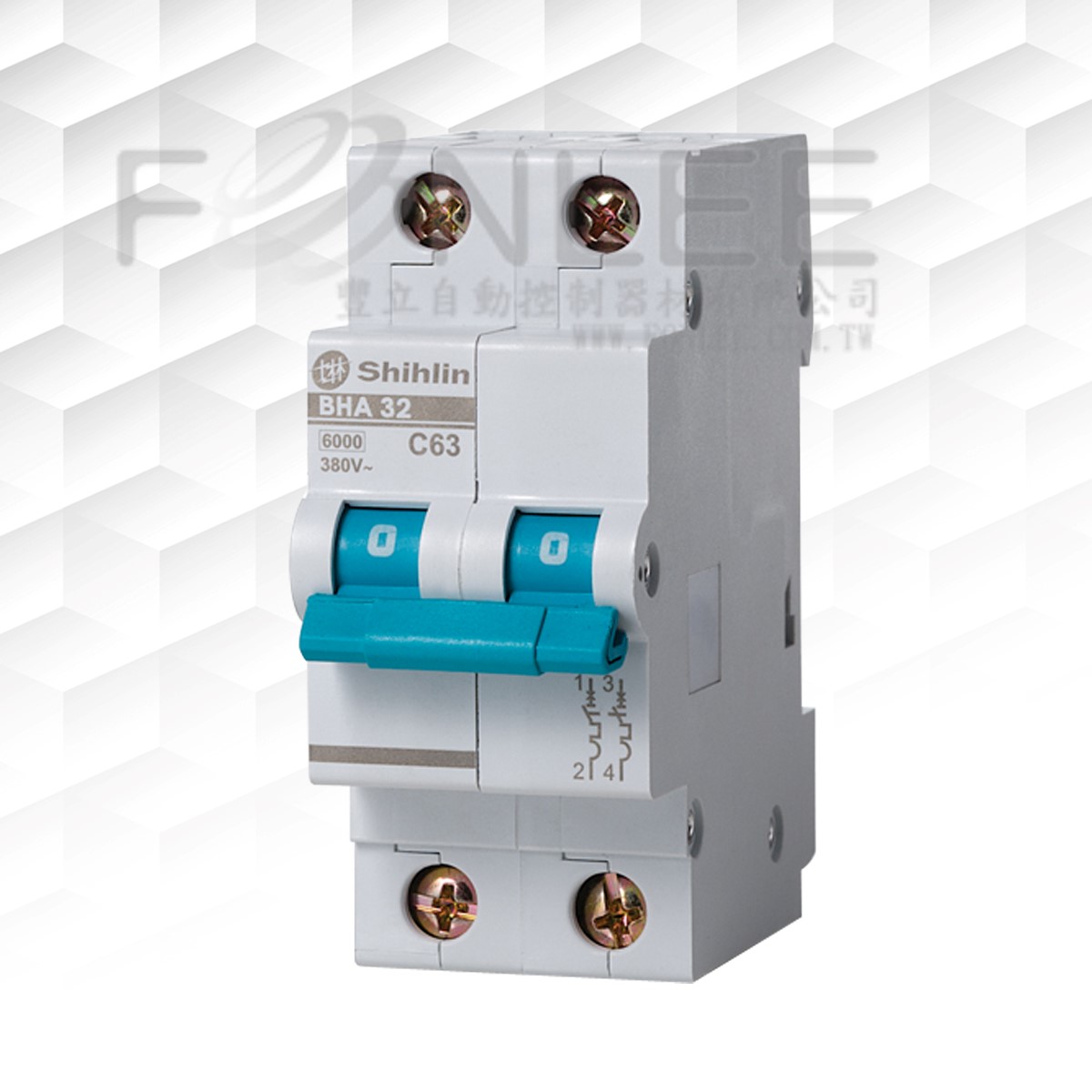 士林迴路保護 BHA32C6 6KA 2P6A C型