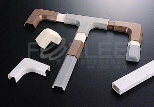 KSS TFE-2WE 配線槽末端接頭20只/包 白