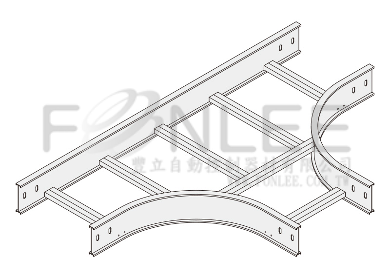 鋁製電纜架 400(300)Ｘ100 (異徑T型)