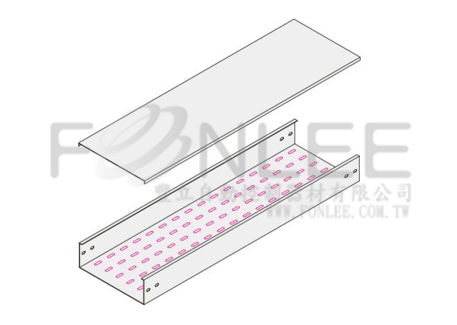 衝孔鋁製線槽100Ｘ100(不附蓋)1.6m/m
