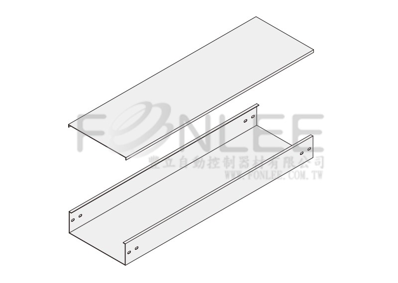鋁製線槽 100W*100Hmm   (L型水平附蓋)