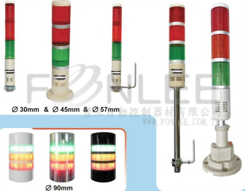 MACK 3層LED+BZ 角架 MPS-45L-2-ROG-PB