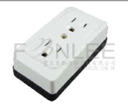 隆光 LK3214K H接地二孔<明插>15A 125V