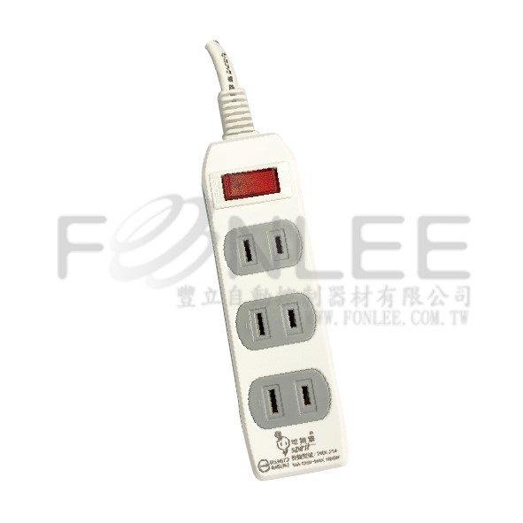 6尺延長線<2P1燈3+1插/15A>  PKK-214AY