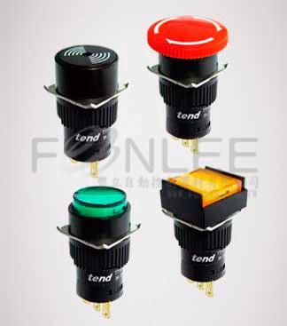 天得16&Oslash;TT16-PLS47R方形LED指示燈R24V