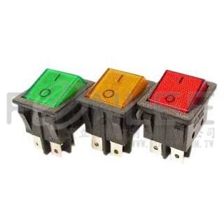 3P帶燈開關(紅色) 110/220V    0936A-R