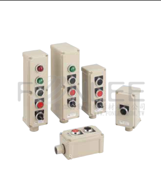 IDEC 30&Oslash;鋁製BOX AGA311Y  三孔L200mm